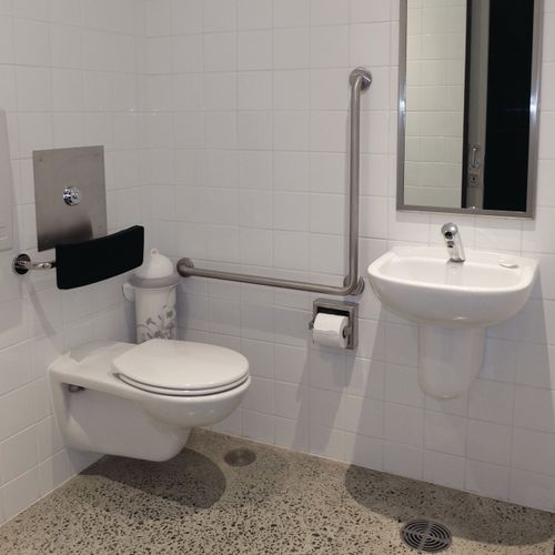 Comfort Backrest for Accessible Toilets
