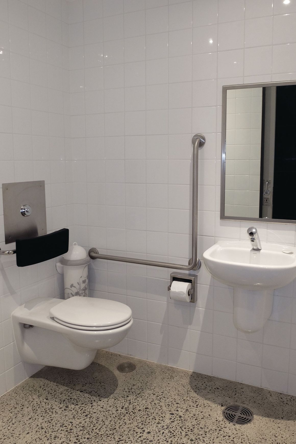 Comfort Backrest for Accessible Toilets
