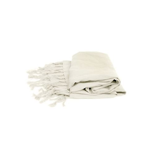 Tully Linen Throw | Off White