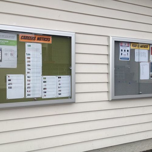 Lockable Noticeboard Cabinet