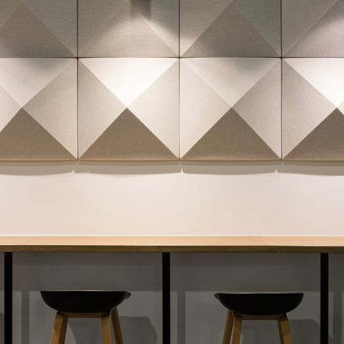 3D Acoustic Wall Tiles