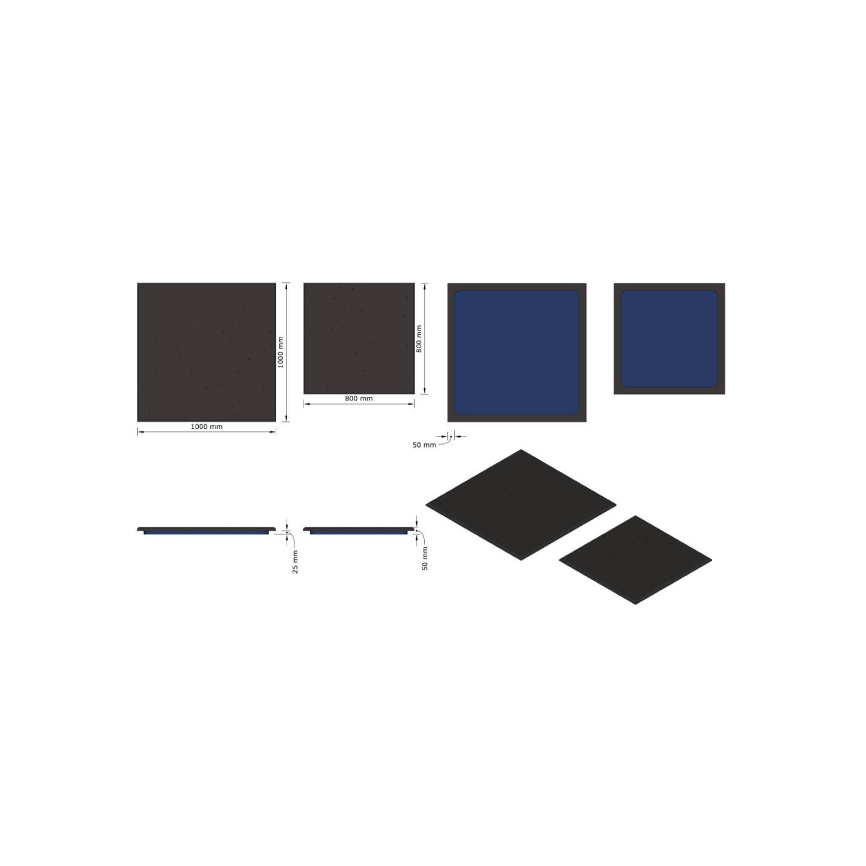 Manhattan AmbientStarlight Ceiling Tile 1.0sqm with Origin Speaker Cut-out KIT