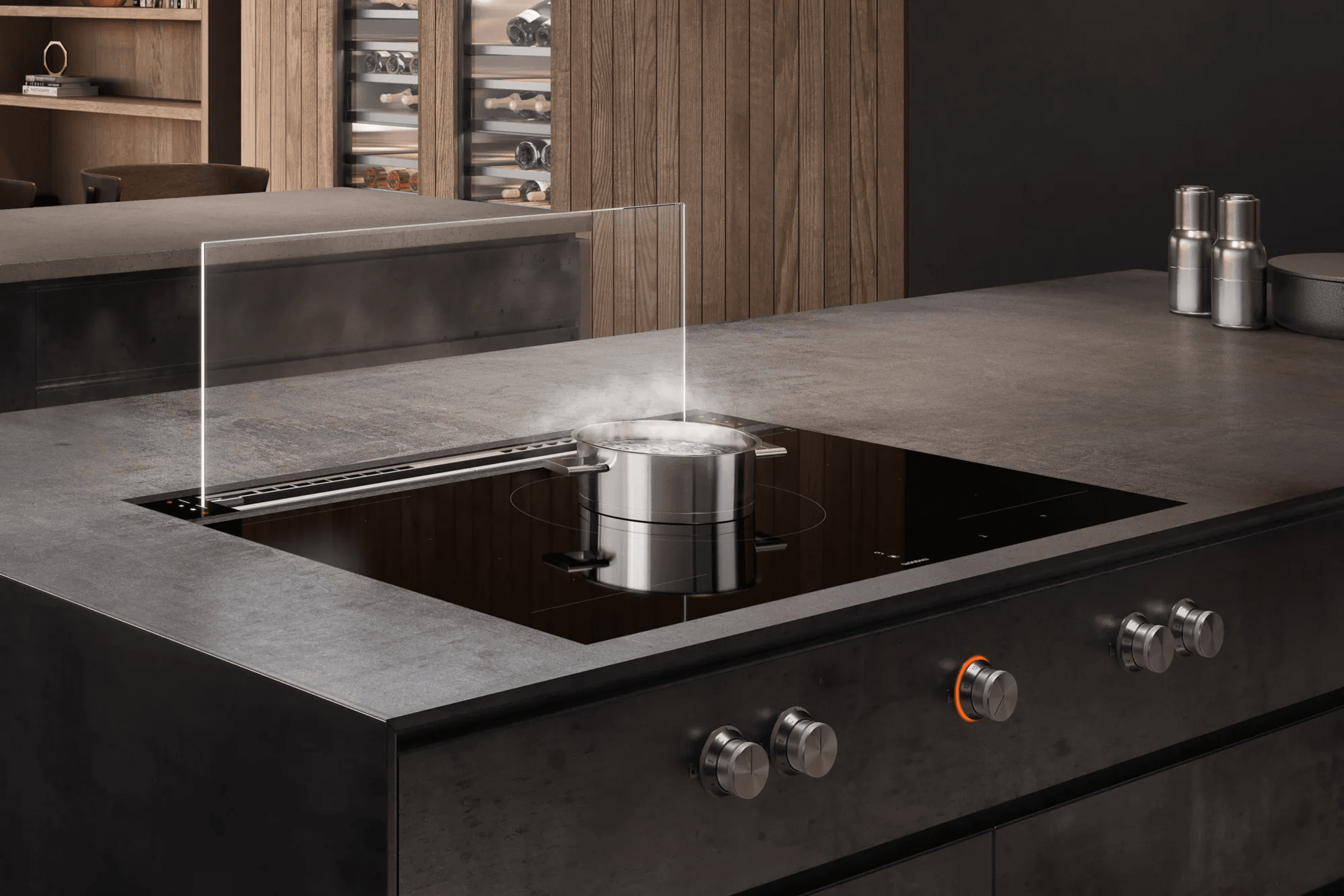 Gaggenau Downdraft Hood 200 Series Flush Install 90 cm