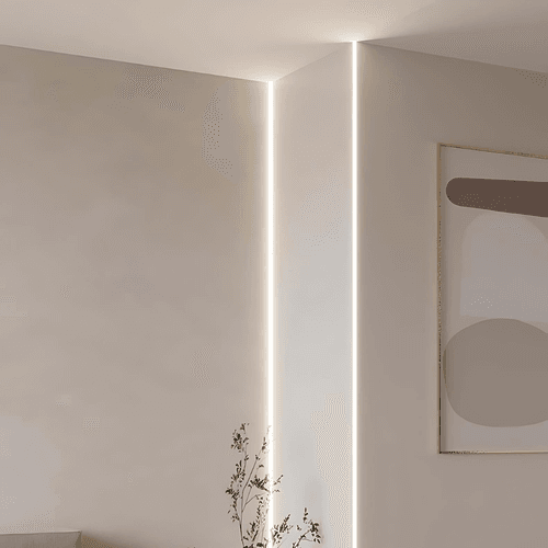 Plaster-in Trimless Outer Corner Extrusion