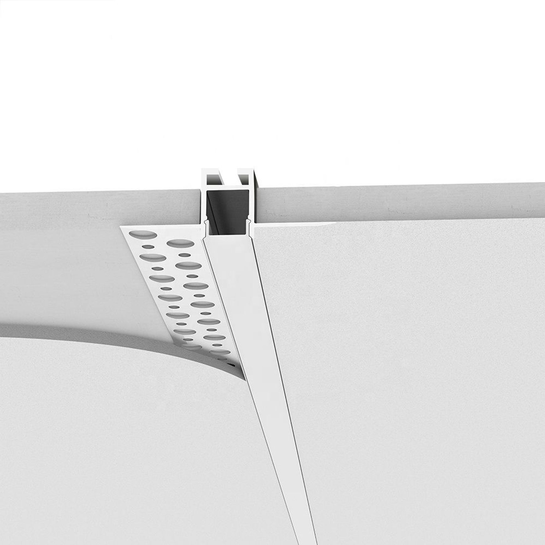 TL006 Plaster In Trimless LED Profile for Narrow Lighti