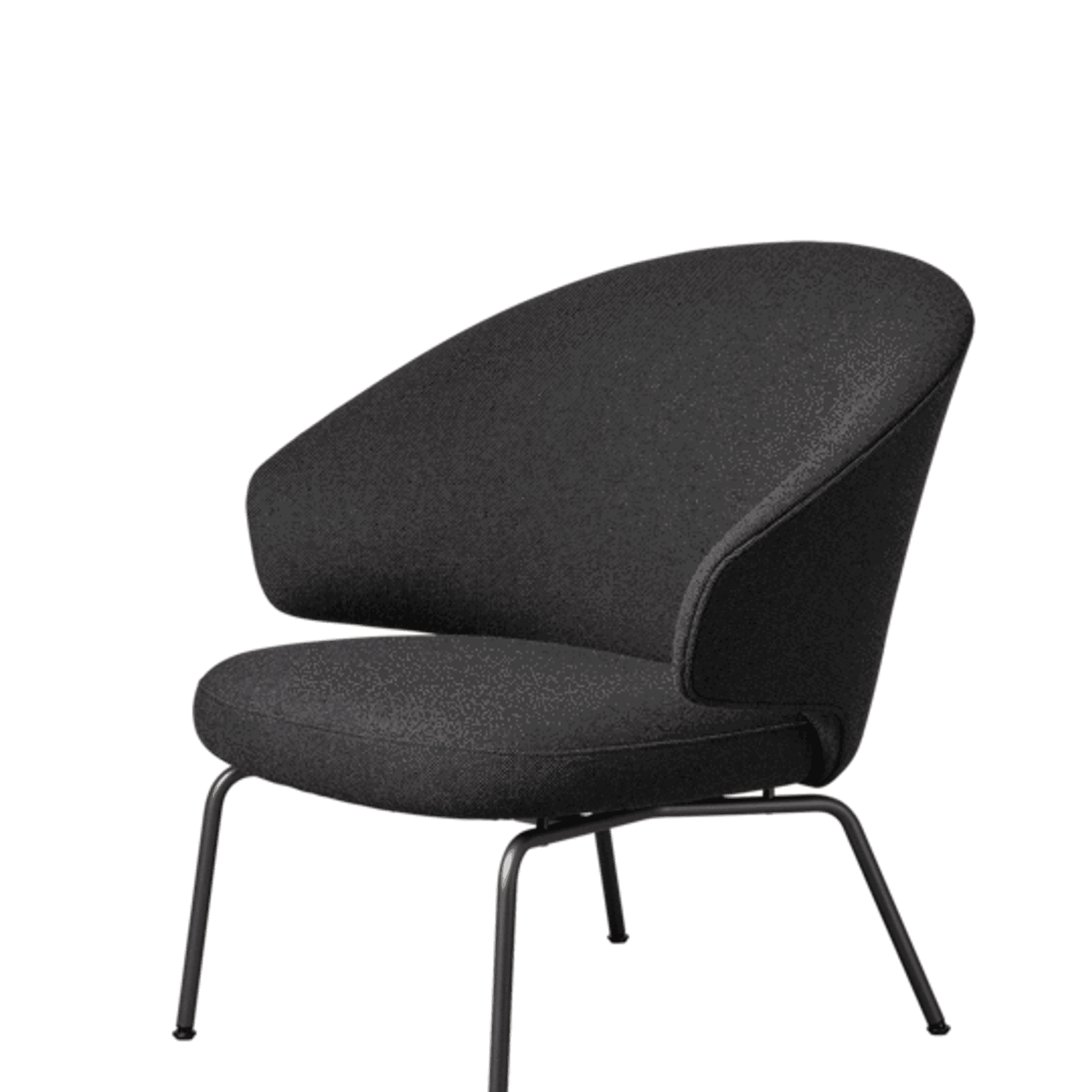 Let Lounge Chair Steel Legs by Fritz Hansen