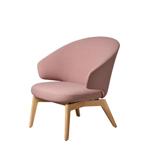 Let Lounge Chair Wooden Legs by Fritz Hansen
