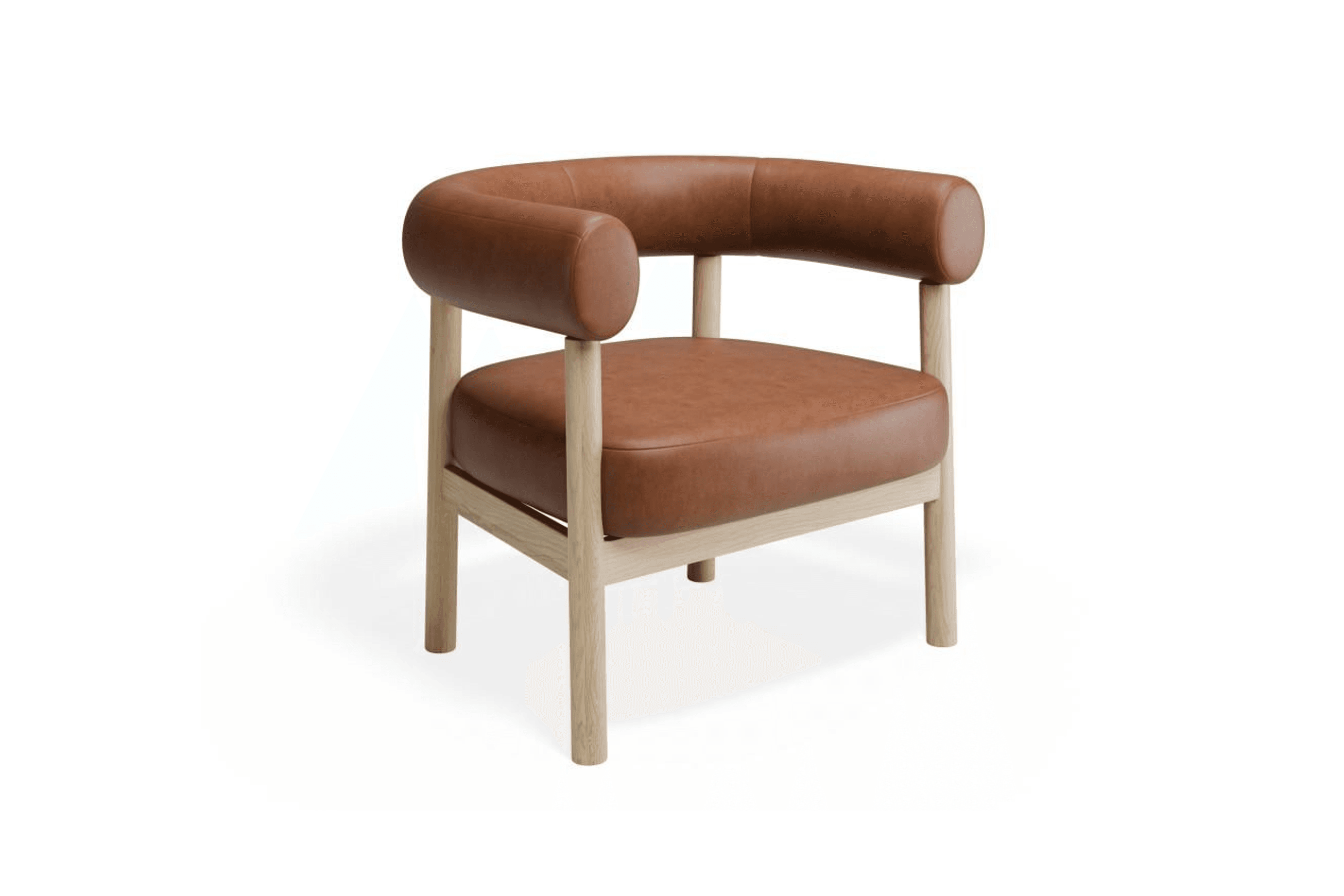 Marlowe Occasional Chair - Natural Oak Legs
