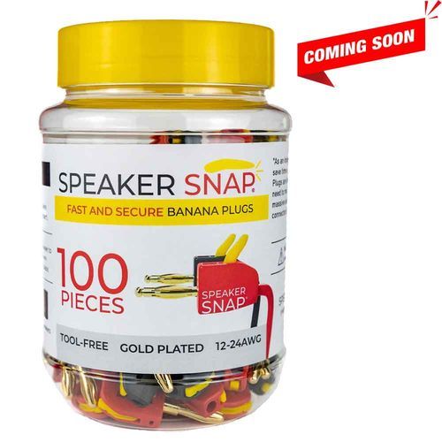 Speaker Snap Banana Plug 100 Pack