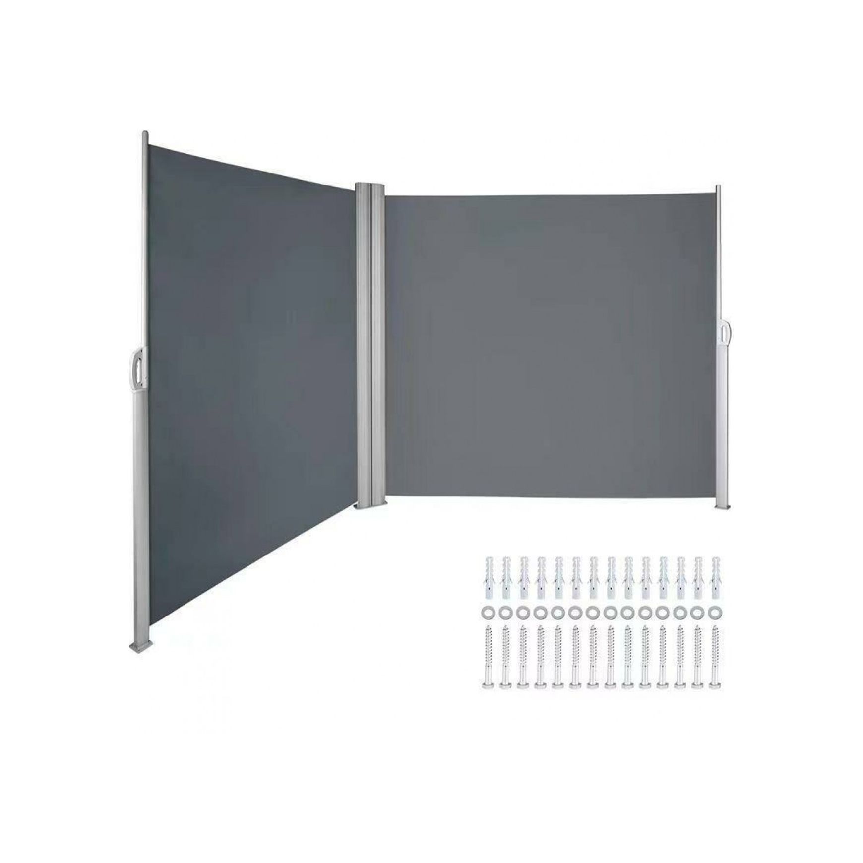 Aluminum Retractable Side Awning Shade 2 x 6m