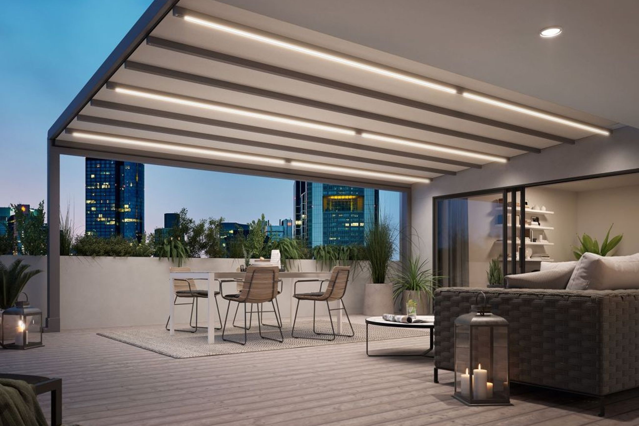 Markilux Pergola Stretch Retractable Roof