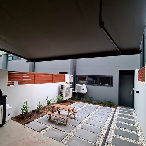 Cubebox Full Cassette Folding Arm Awnings