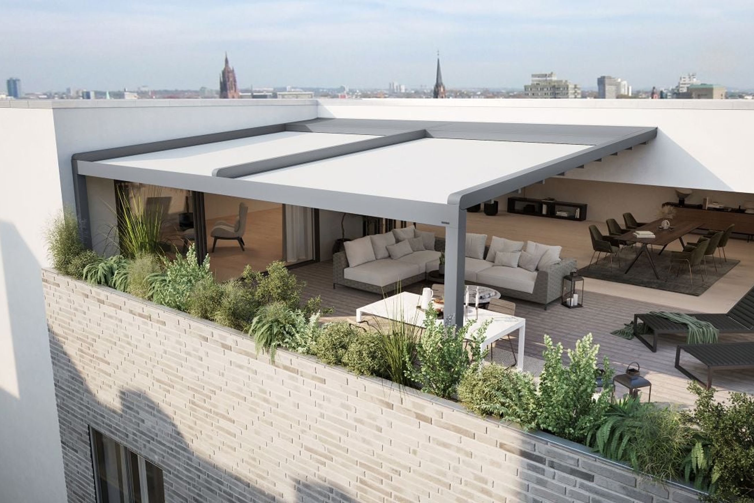 Markilux Pergola Stretch Retractable Roof