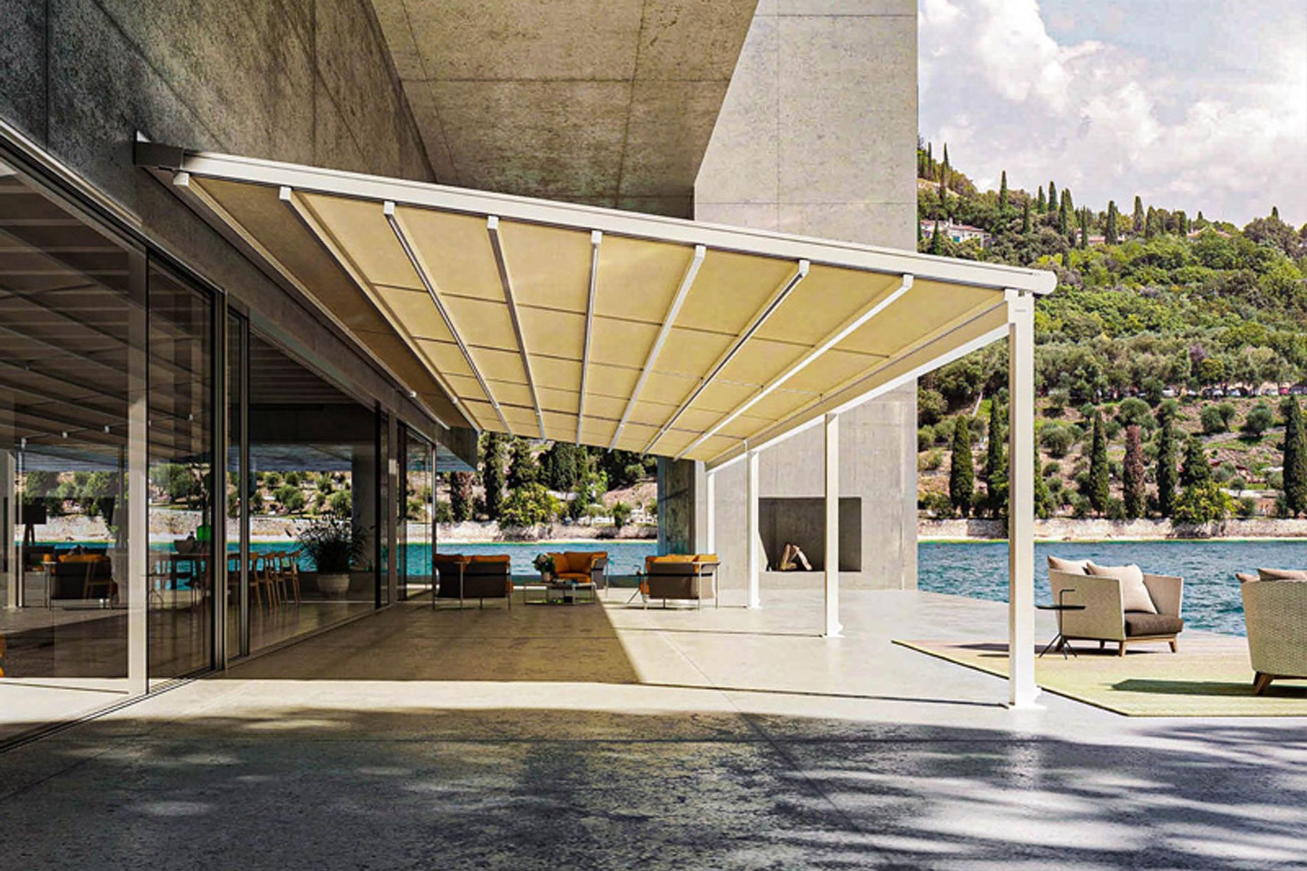 Perea P70 Pergola Awning | Warema