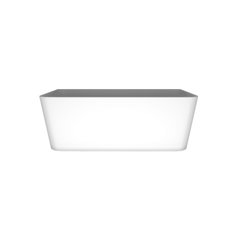 The Smith 1700mm Back To Wall Bath Gloss White