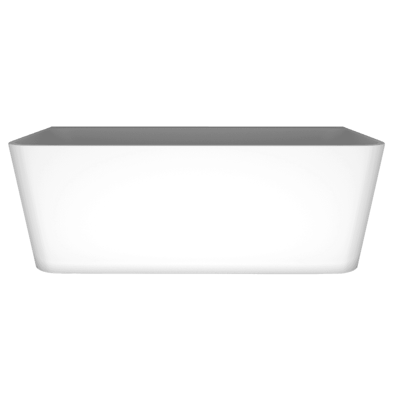 The Smith 1700mm Back To Wall Bath Gloss White