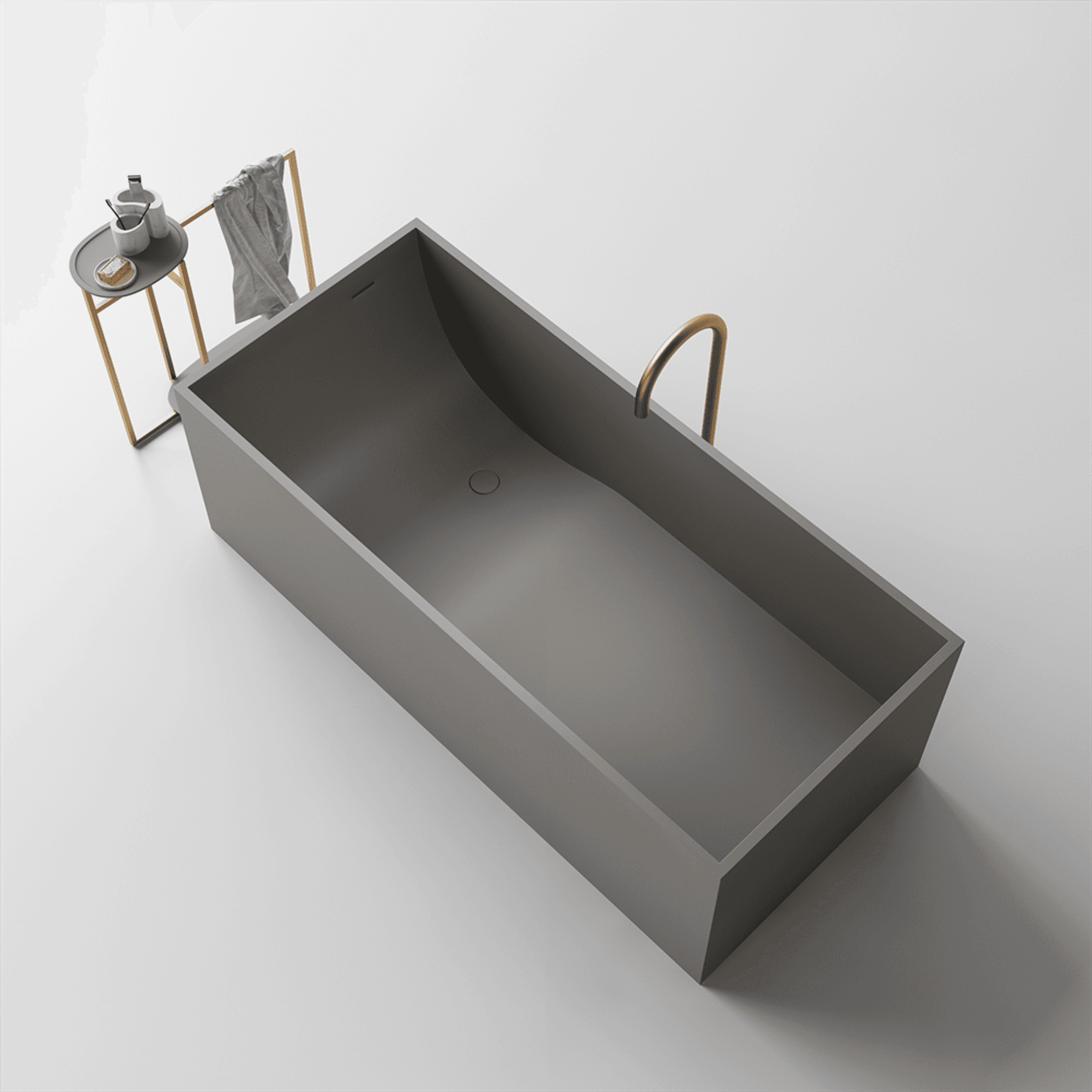 Alison Rectangular Stone Bath ST23 - Various Sizes