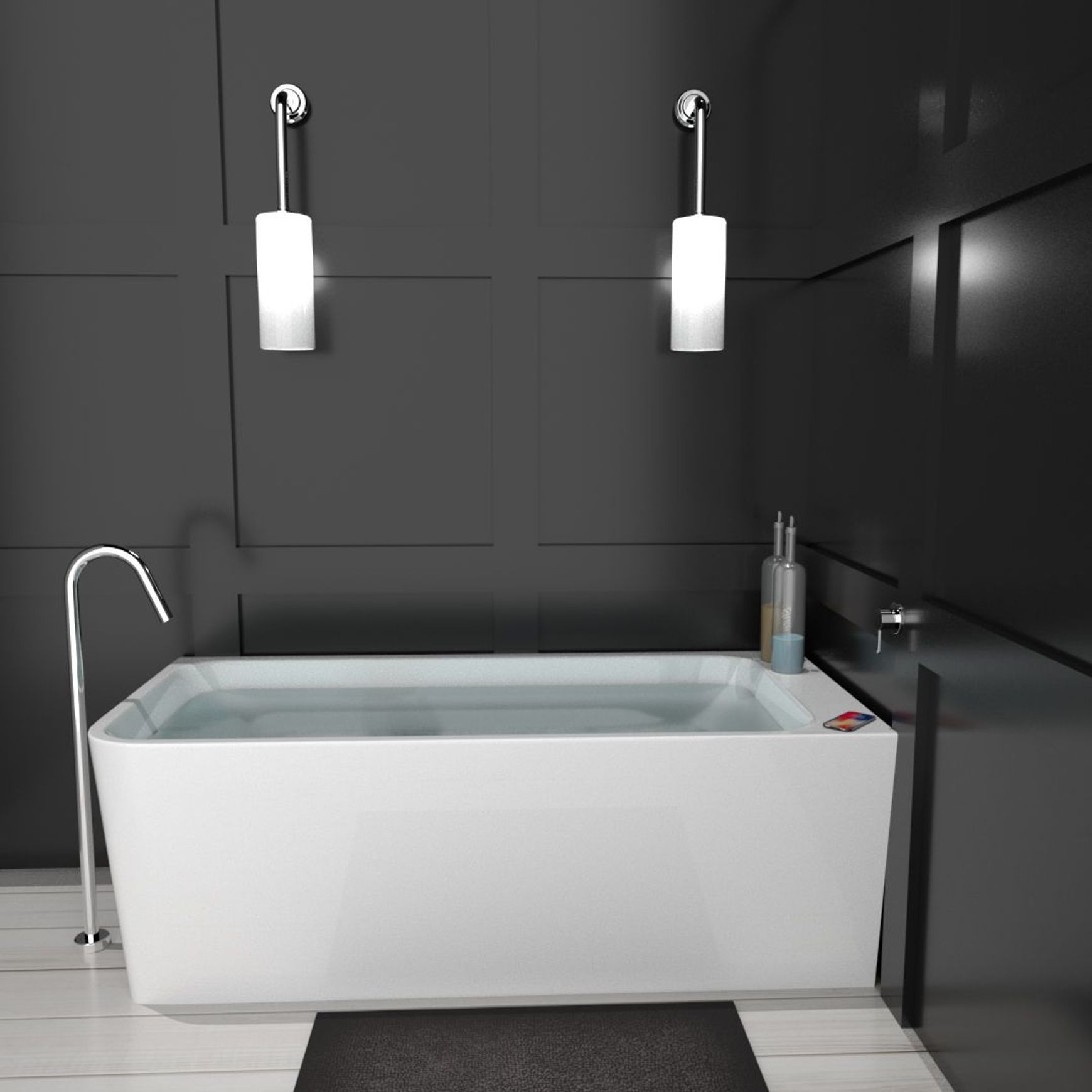 'The Smith' Matte White Baths