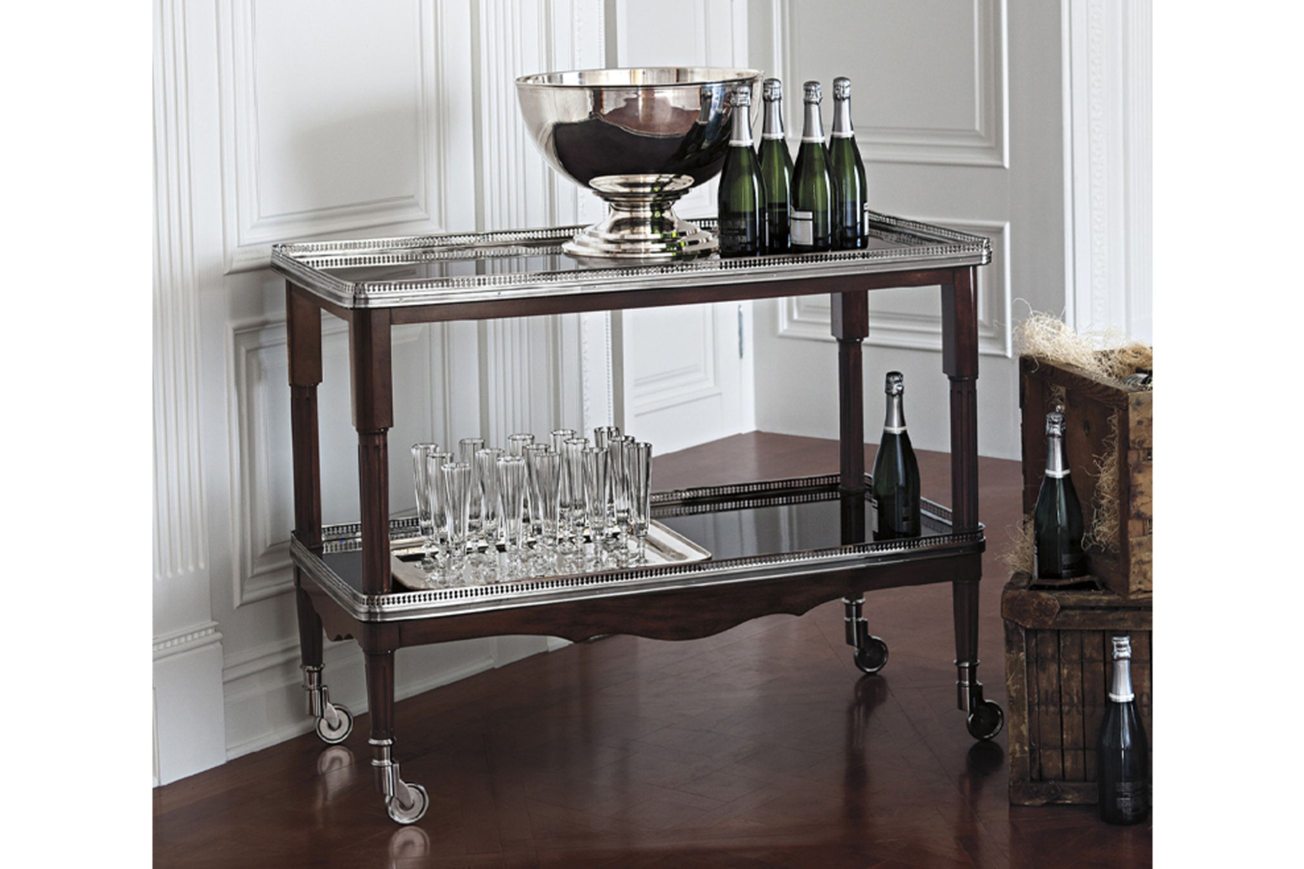 One Fifth Drinks Trolley – Estate Mahogany