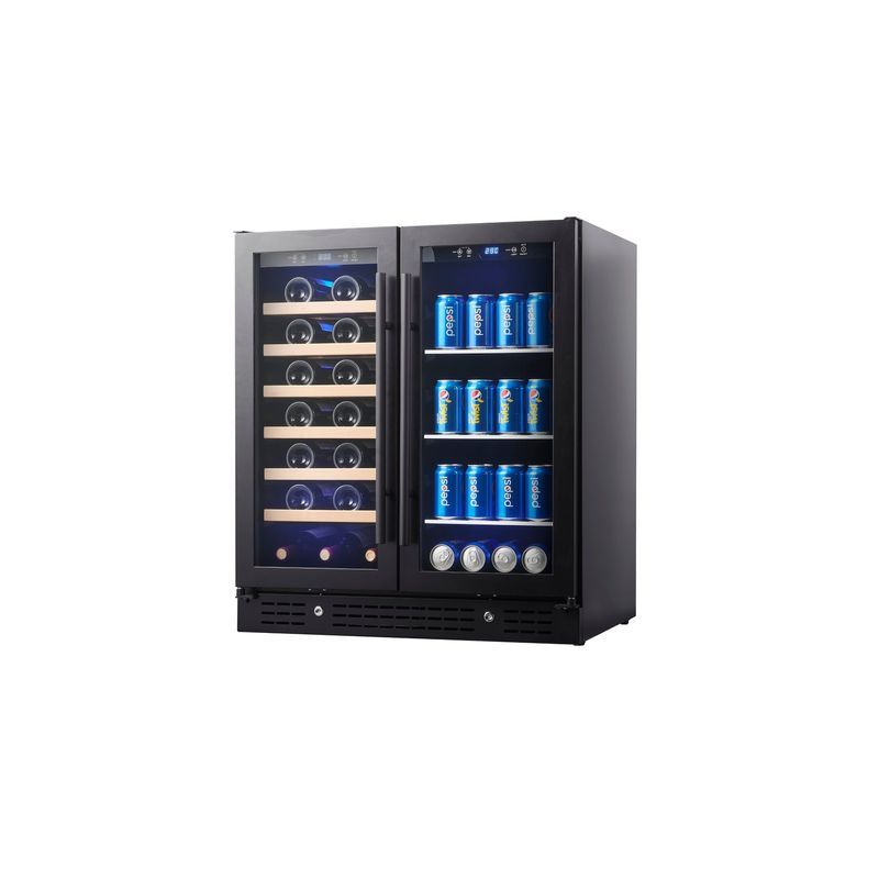 750mm Wide Under bench Low-E Glass Door Wine and Beer