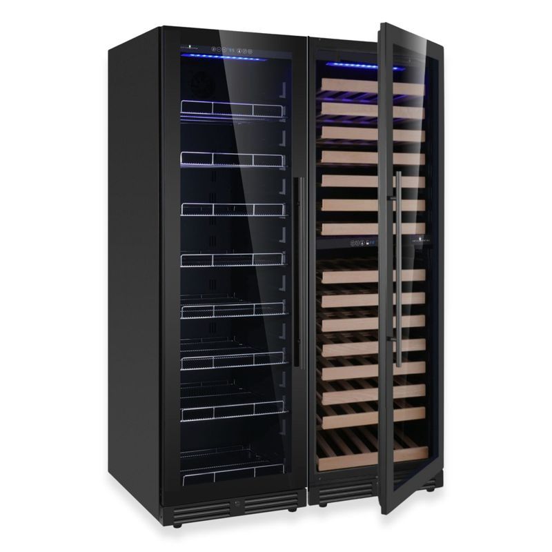 1800mm High Upright Wine & Beverage Fridge - 3 Zones