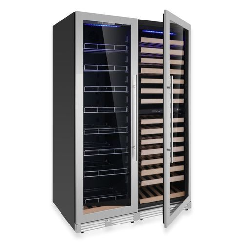 1800mm High Upright Wine & Beverage Fridge - 3 Zones