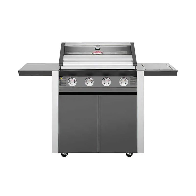BeefEater 1600 Series Dark BBQ & Trolley with Side Burner