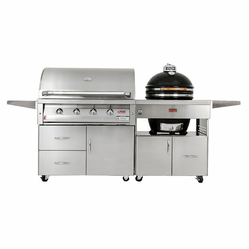 Deluxe 42” + Kamado Combo