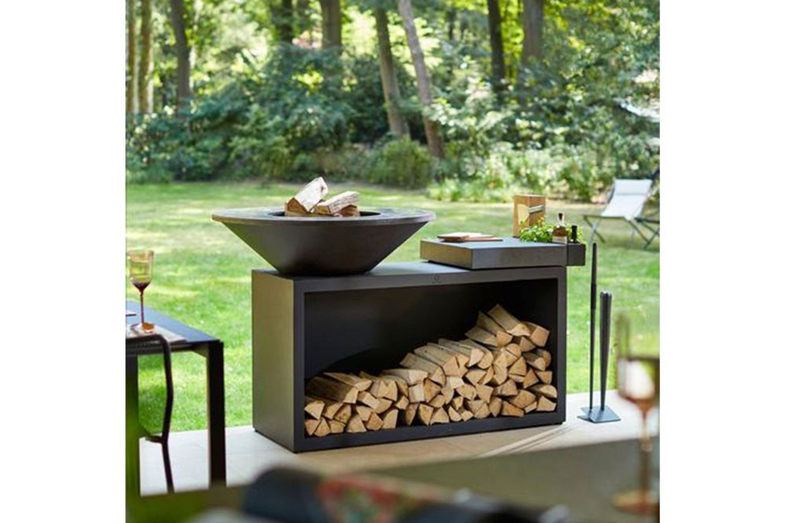 OFYR Island Black 100 | Outdoor Cooking Unit