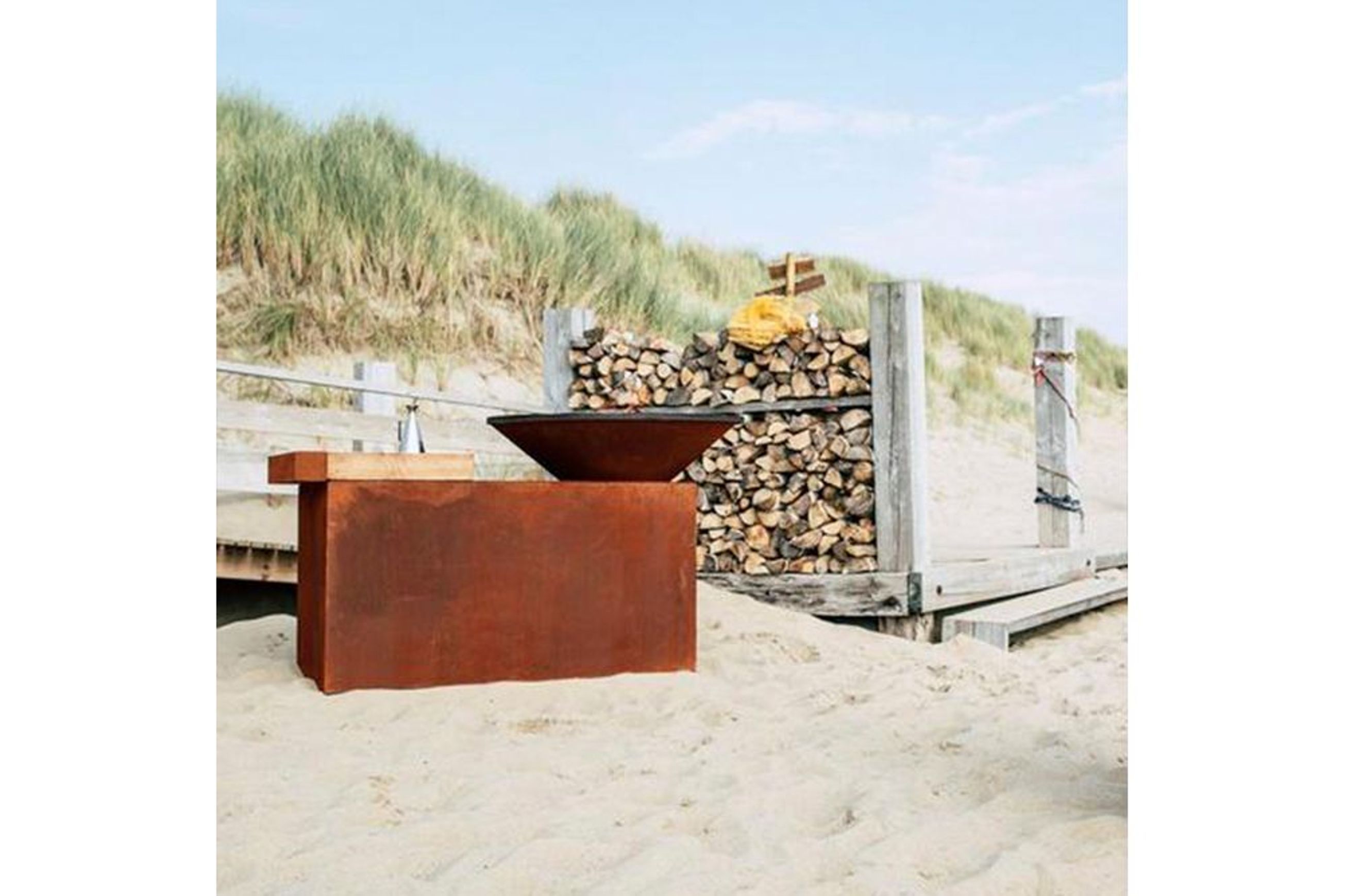 OFYR Island Corten 100 | Outdoor Cooking Unit