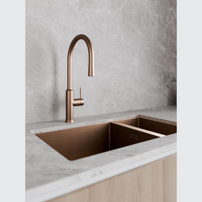 Nature Piper Pull Down Sink Mixer | Textured Handle