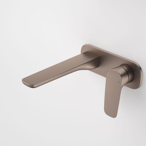 Contura II Wall Basin/Bath Mixer 180mm | Brushed Bronze