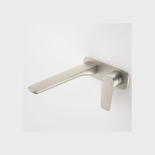 Contura II Wall Basin/Bath Mixer 220mm  | Brushed Nickel