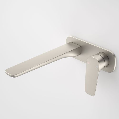 Contura II Wall Basin/Bath Mixer 220mm  | Brushed Nickel