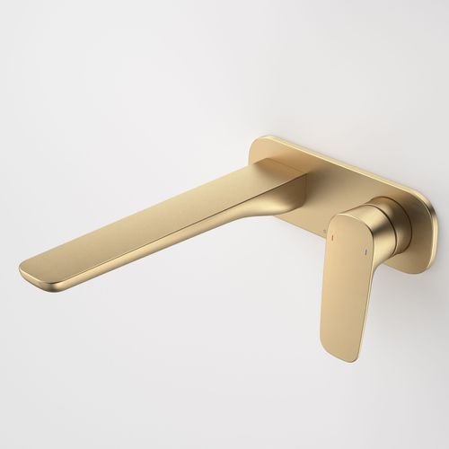 Contura II Wall Basin/Bath Mixer 220mm  | Brushed Brass