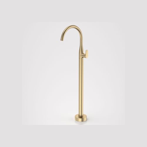 Contura II Freestanding Bath Filler | Brushed Brass