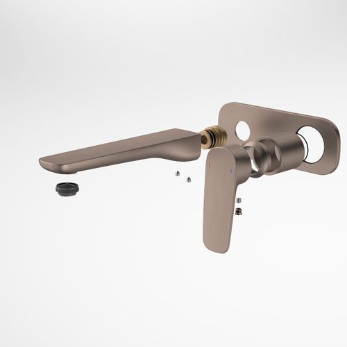 Contura II Wall Basin/Bath Mixer 180mm - Trim Kit | Brushed Bronze