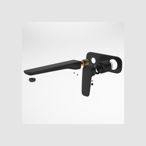 Contura II Wall Basin/Bath Mixer 220mm - Trim Kit  | Matte Black