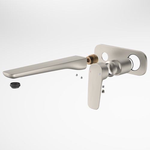 Contura II Wall Basin/Bath Mixer 220mm - Trim Kit  | Brushed Nickel