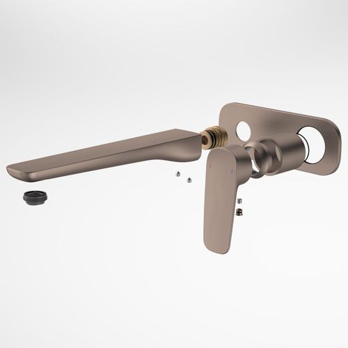 Contura II Wall Basin/Bath Mixer 220mm - Trim Kit  | Brushed Bronze