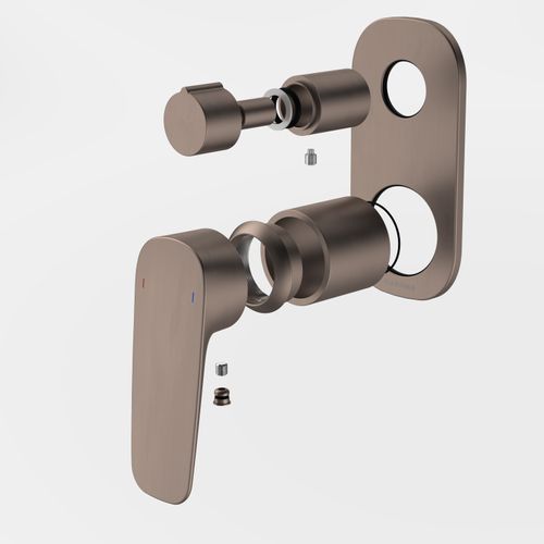 Contura II Bath/Shower Mixer with Diverter - Trim Kit  | Brushed Bronze