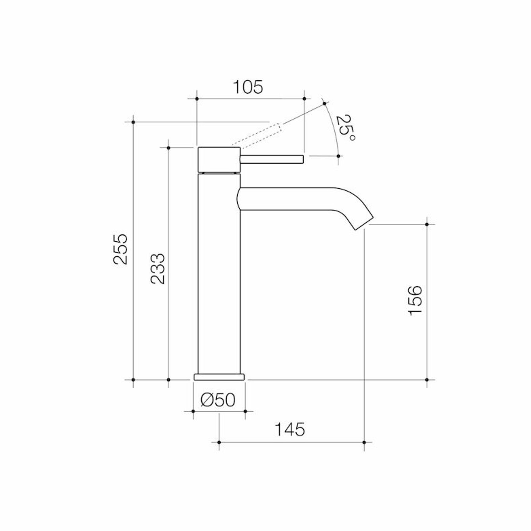 Liano II Mid Tower Basin Mixer - All Pressure - Lead Free