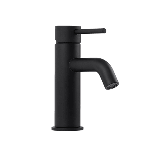Mira Matte Black Short Basin Mixer