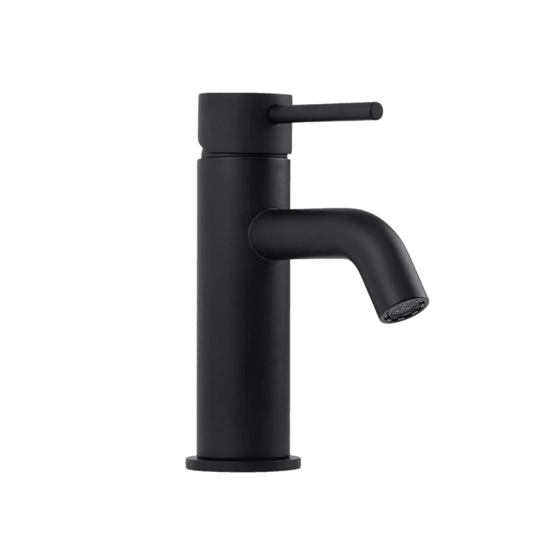 Mira Matte Black Short Basin Mixer