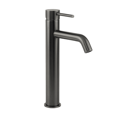 Mira Brushed Gunmetal Tall Basin Mixer