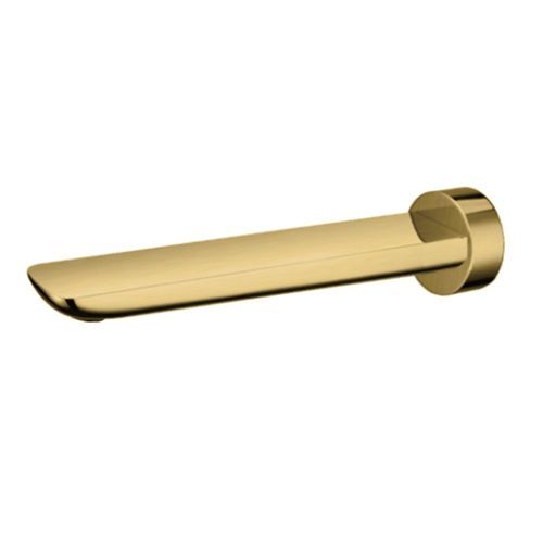 Rushy Wall Spout Brushed Brass