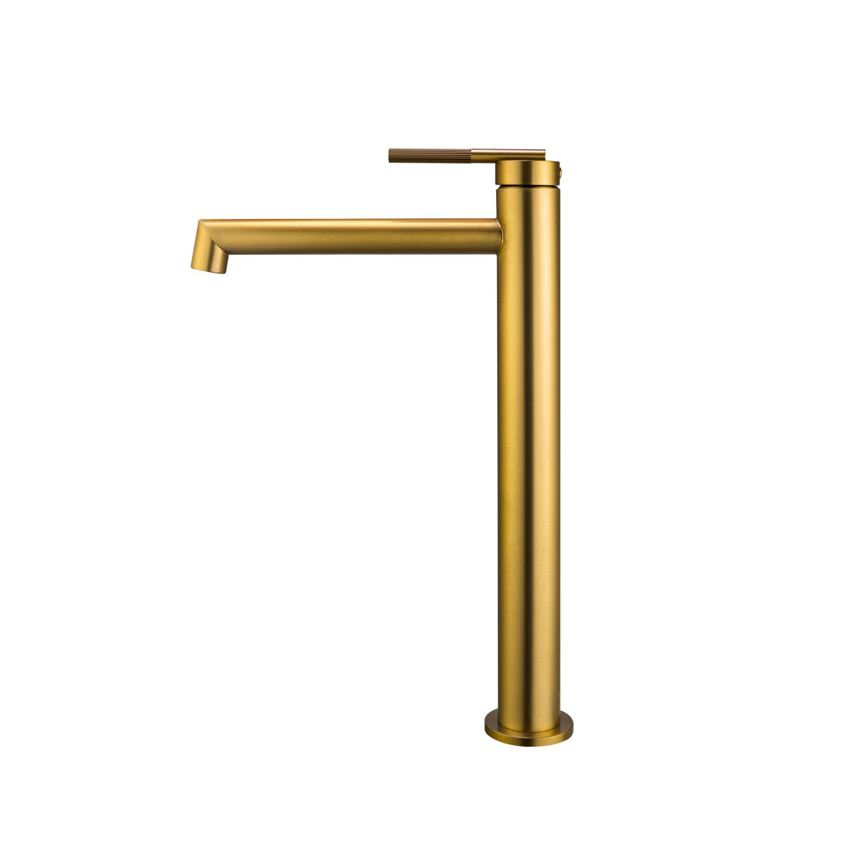 Caddence Tall Basin Mixer Brushed Brass