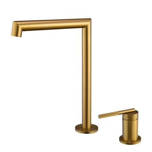 Caddence Split Type Basin Mixer Brushed Brass