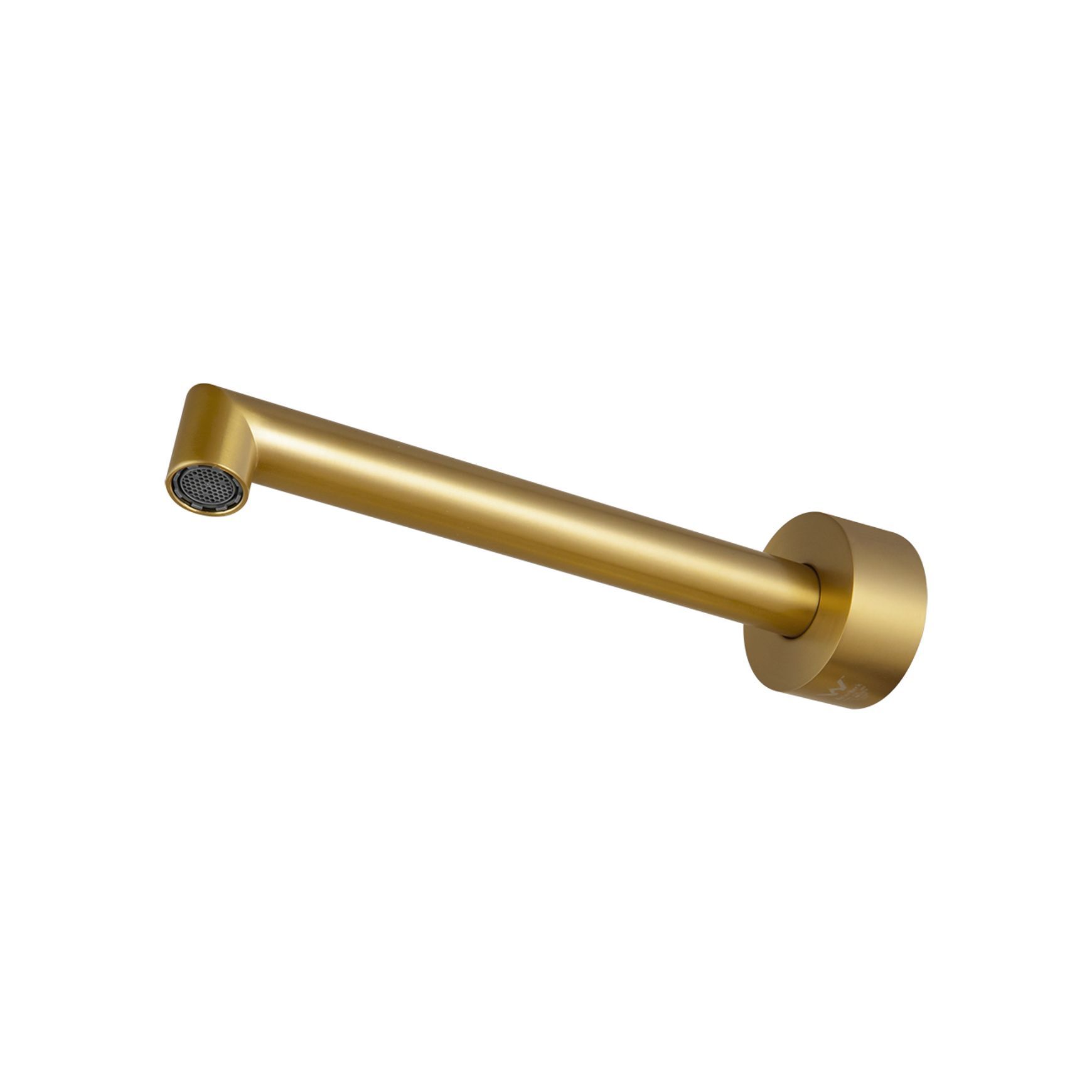 Caddence Wall Spout Brushed Brass