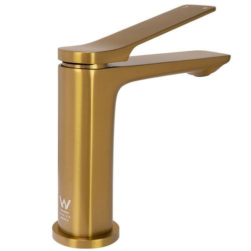Rushy Basin Mixer Brushed Brass